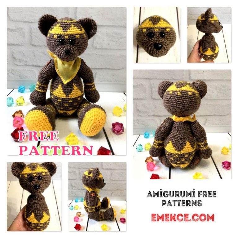 Amigurumi Teddy Bear Free Crochet Pattern