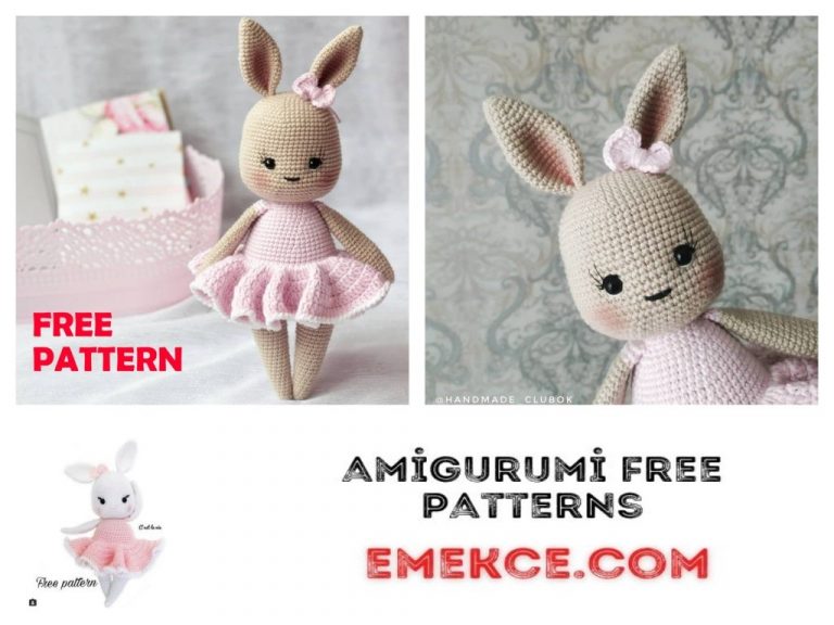 Amigurumi Ballerina Bunny Free Crochet Pattern