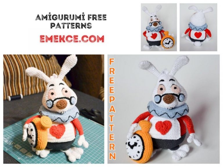 Amigurumi White Rabbit Free Crochet Pattern