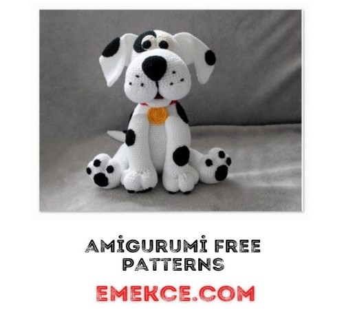 Amigurumi Dalmatians Dog Free Crochet Pattern