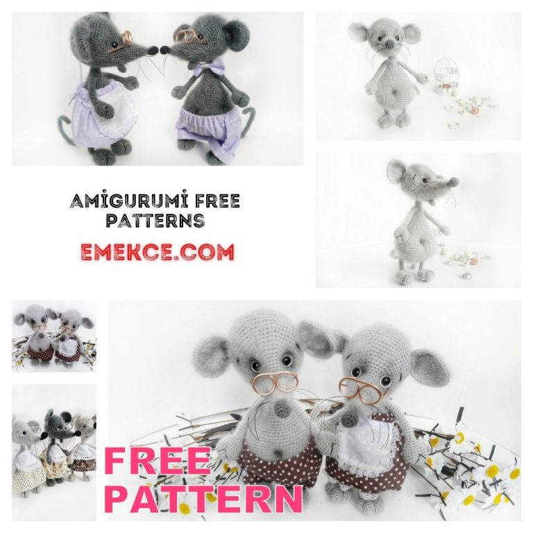 Amigurumi Cute Mouse Free Crochet Pattern