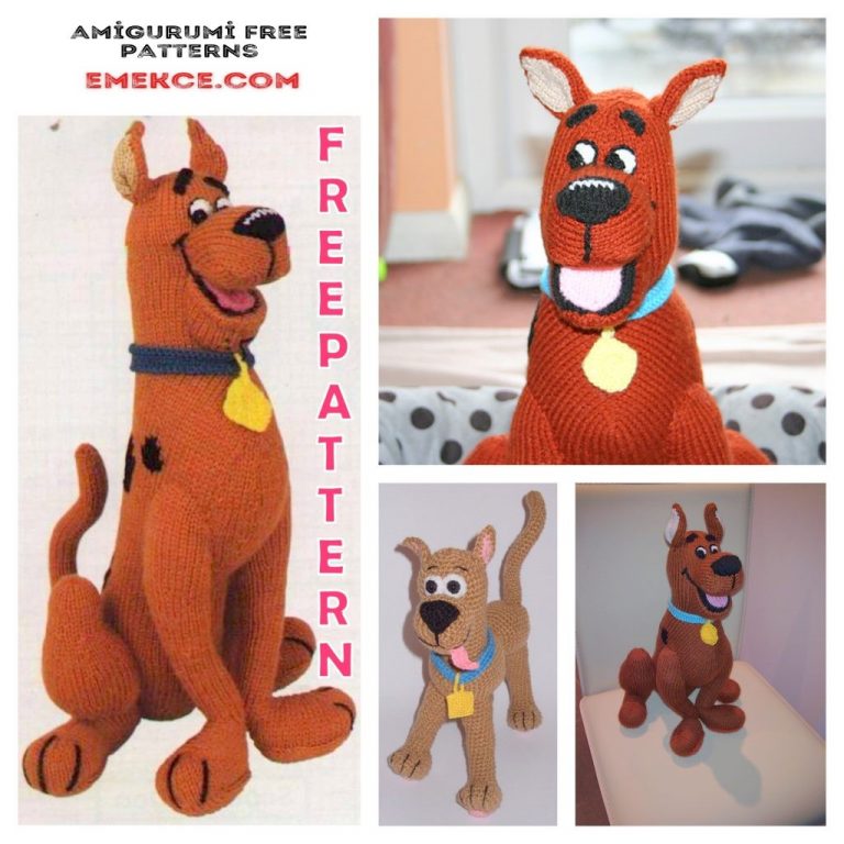 Amigurumi Scooby Doo Free Knitting Pattern