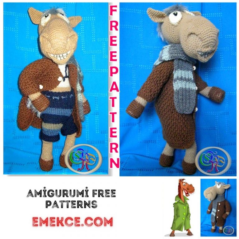 Amigurumi Horse Dormidont Free Crochet Pattern
