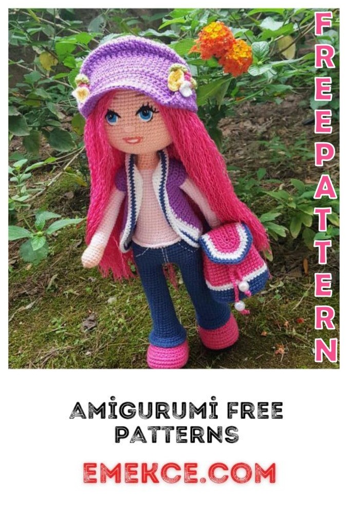 Amigurumi Cute Doll Free Crochet Pattern