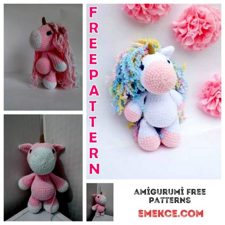 Amigurumi Cute Unicorn Free Crochet Pattern