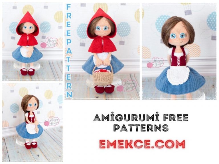 Amigurumi Little Red Riding Hood Free Crochet Pattern