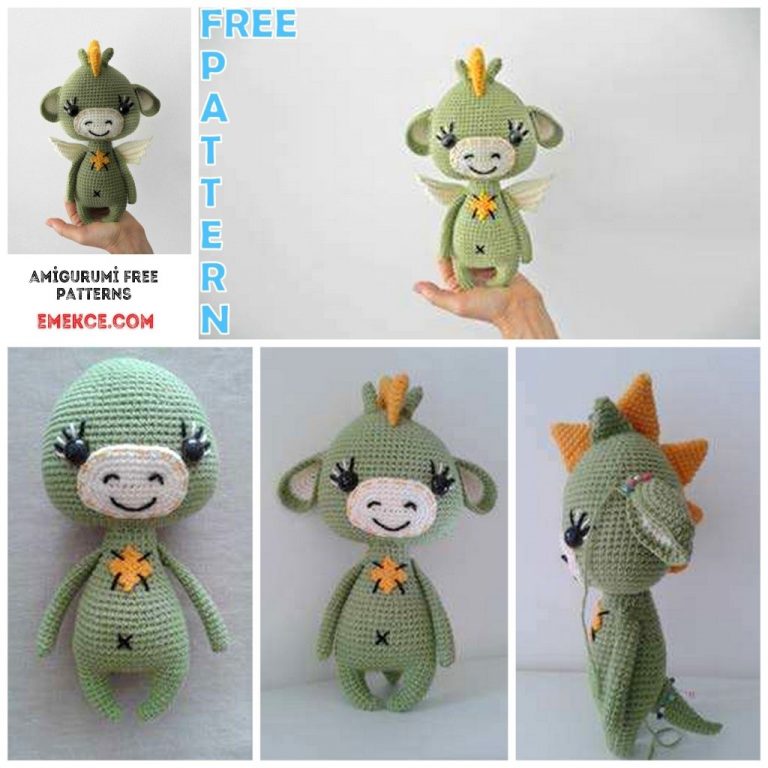 Amigurumi Dragon David Free Crochet Pattern