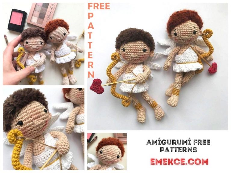 Amigurumi Doll Amor The Cupid Free Crochet Pattern