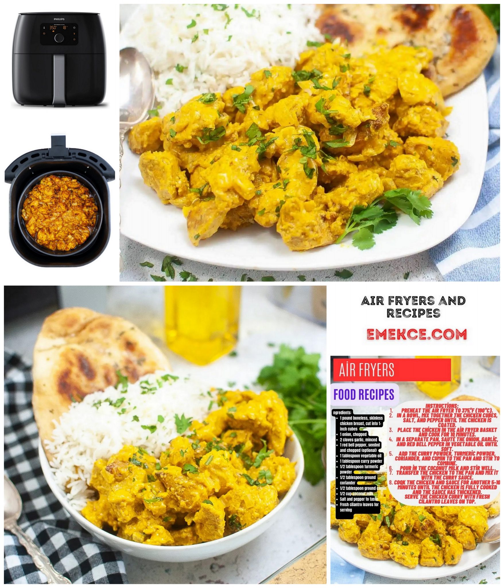 Easy Air Fryer Chicken Curry Recipe
