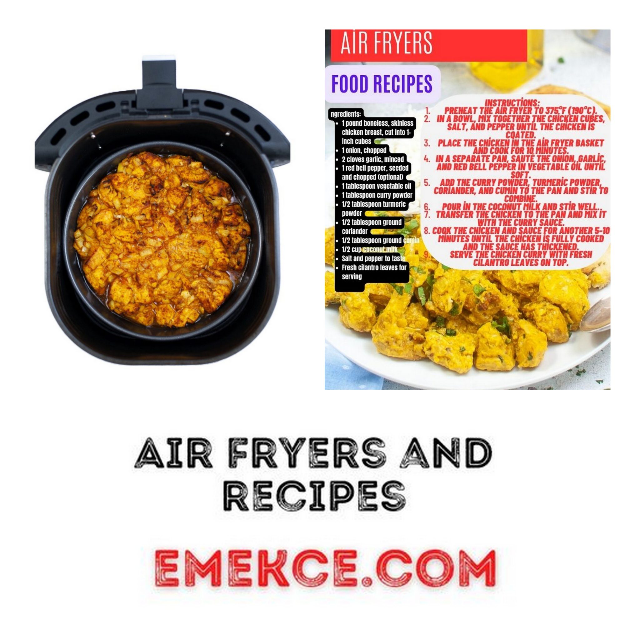 Easy Air Fryer Chicken Curry Recipe