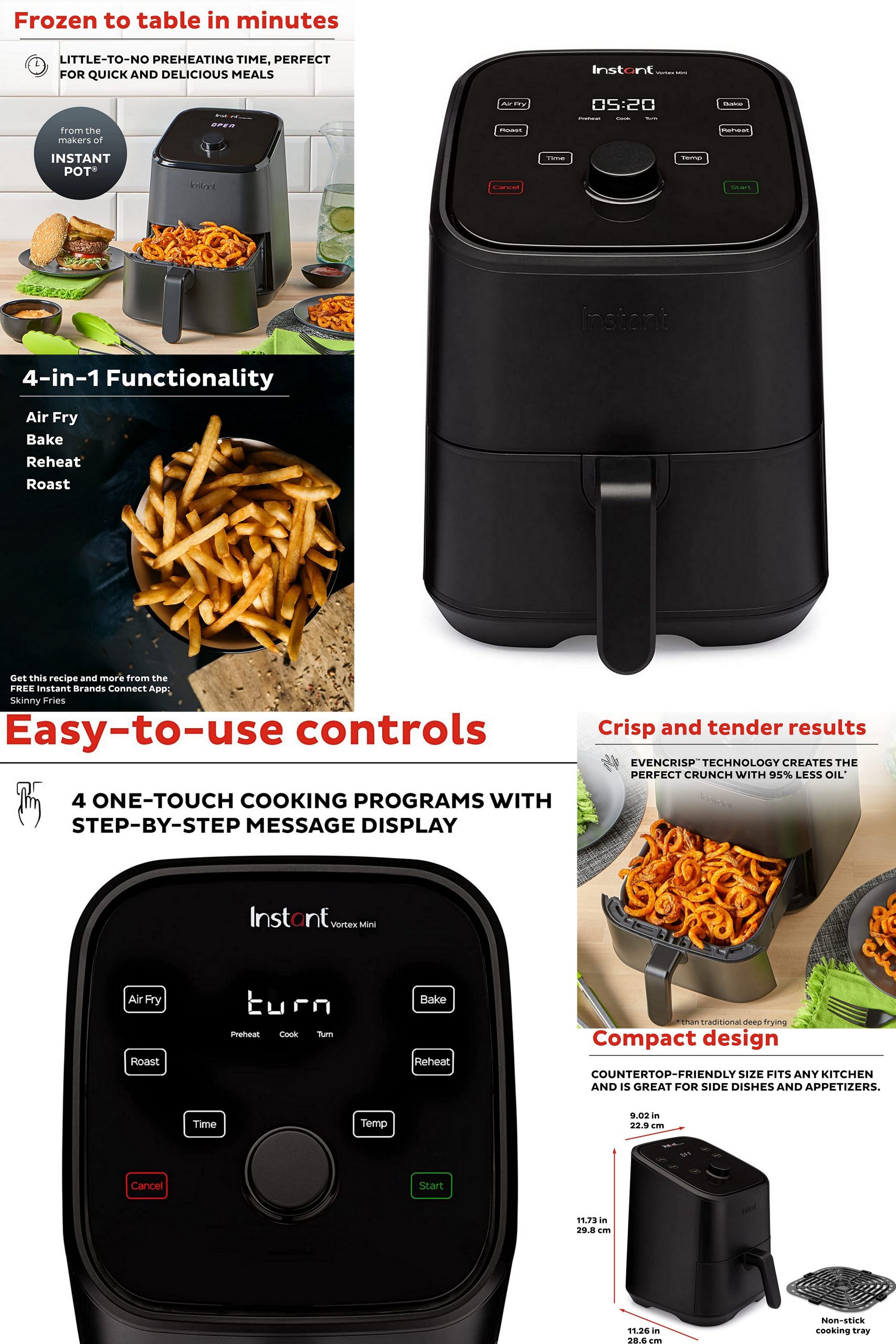 10 Best Instant Air Fryers on Amazon Cook Healthy, Delicious Meals in