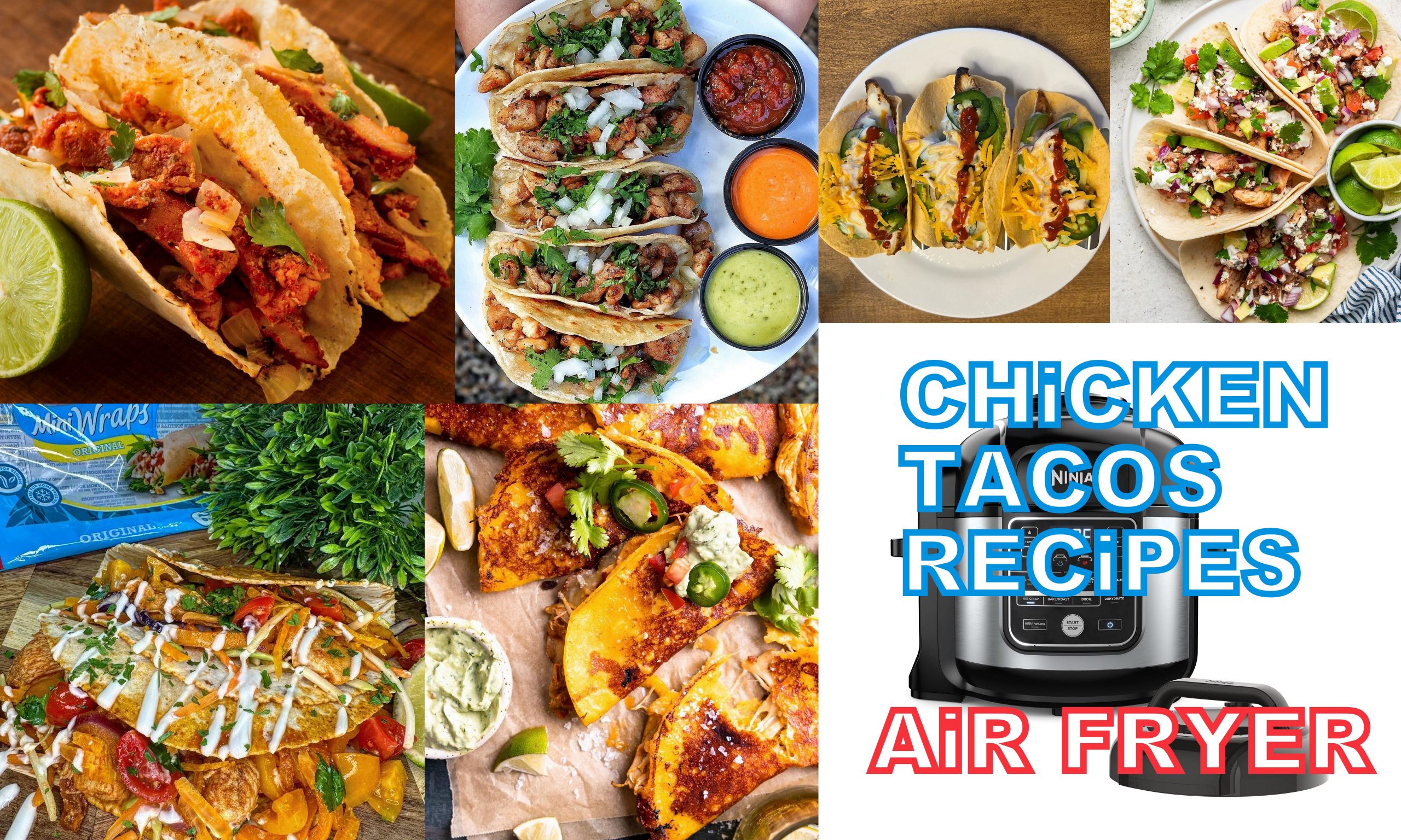 Air Fryer Chicken Tacos Recipe Easy and Healthy