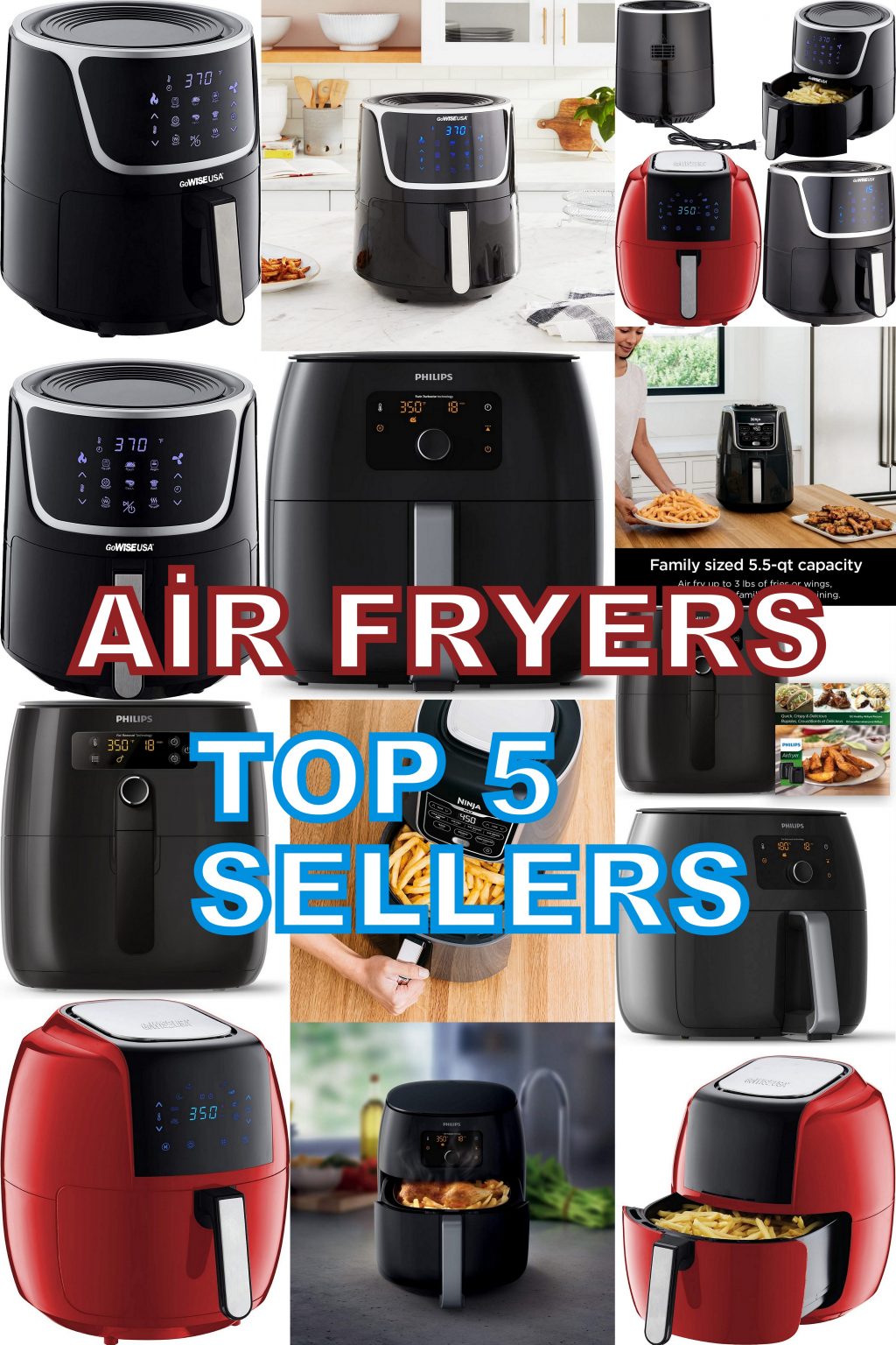 Top 5 Best Sellers Air Fryers on Amazon in 2023