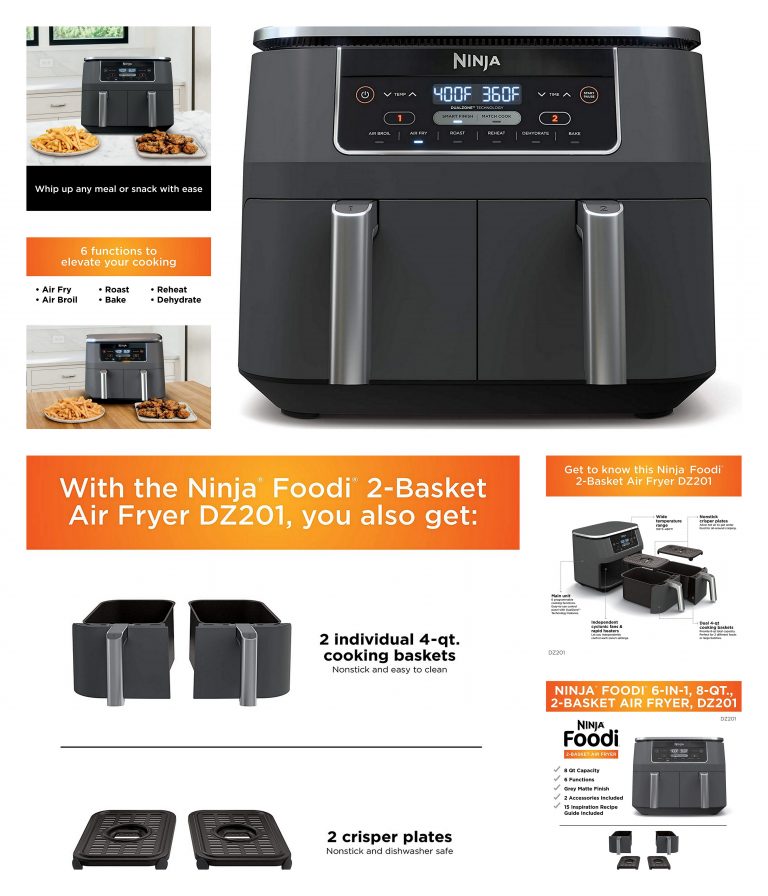 10 Best Ninja Air Fryers on Amazon A Guide to Crispy, Healthy Meals