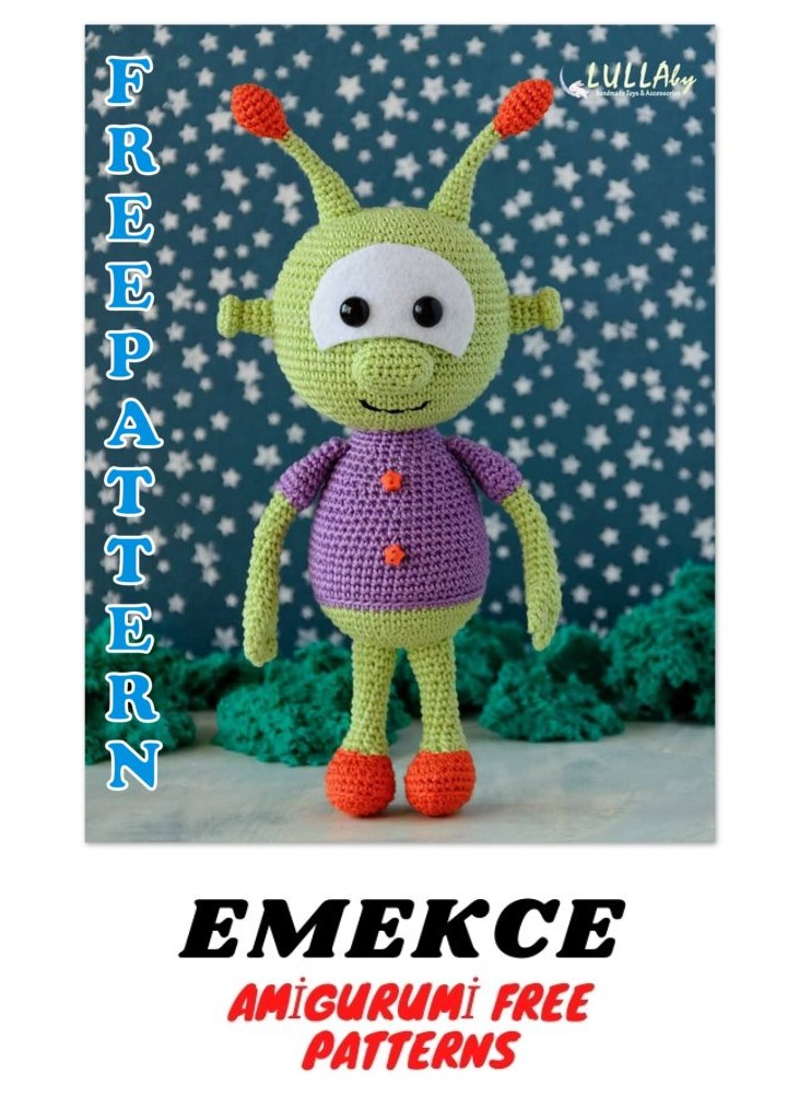 Crafting Extraterrestrial Cuteness: Amigurumi Alien Free Crochet Pattern