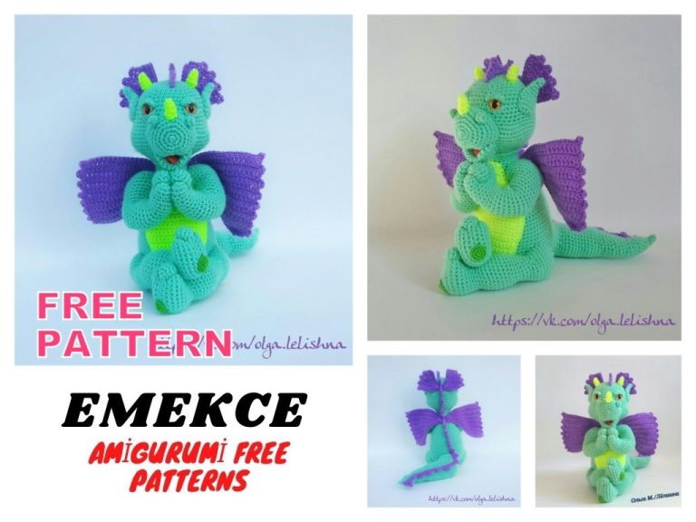 Amigurumi Dragon Free Crochet Pattern