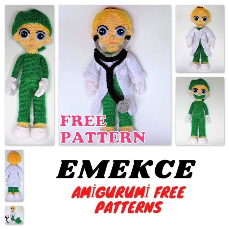 Crafting Care: Meet the Amigurumi Female Doctor – Free Crochet Pattern