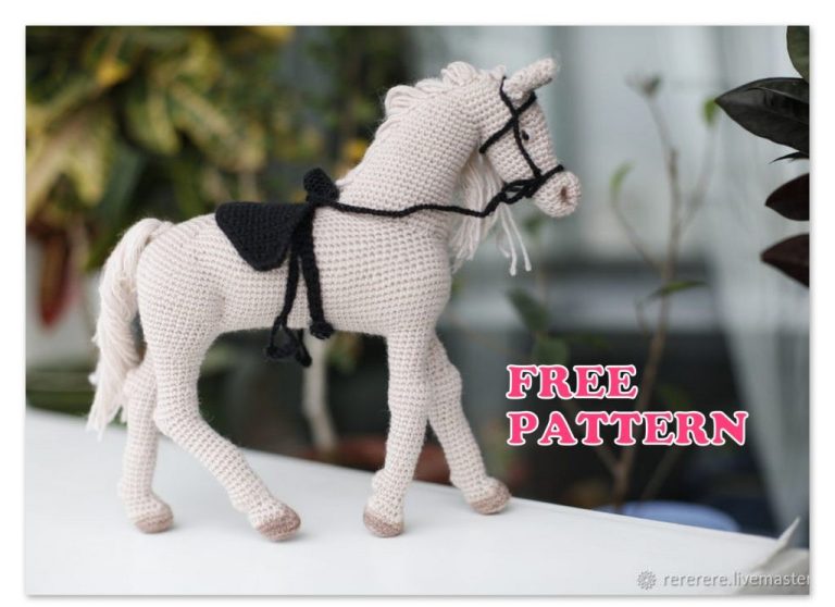 Saddle Up for Creativity: Amigurumi Horse Free Crochet Pattern