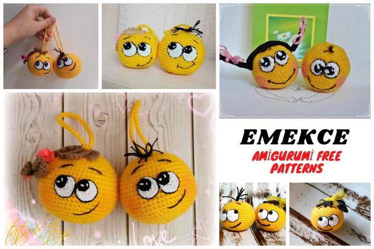Express Yourself with Amigurumi Emoticons: Free Crochet Pattern