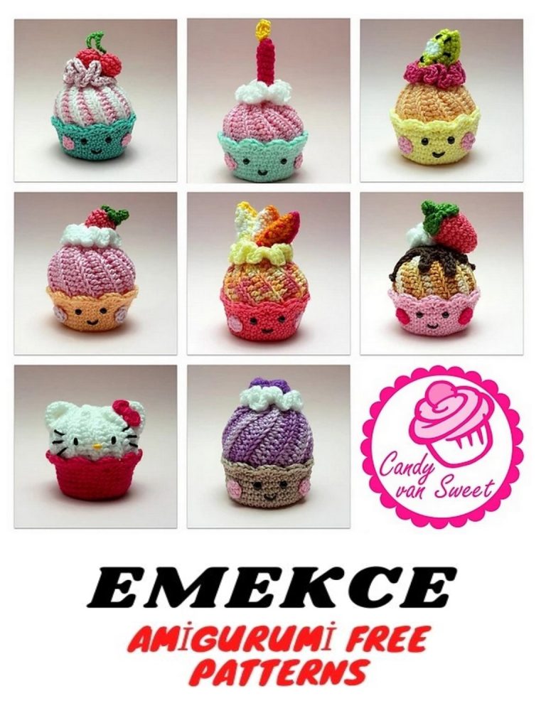 Amigurumi Cupcake Free Crochet Pattern