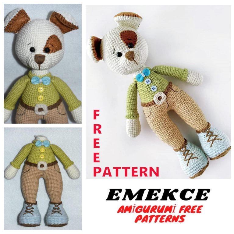 Amigurumi Dog Bruno Free Crochet Pattern