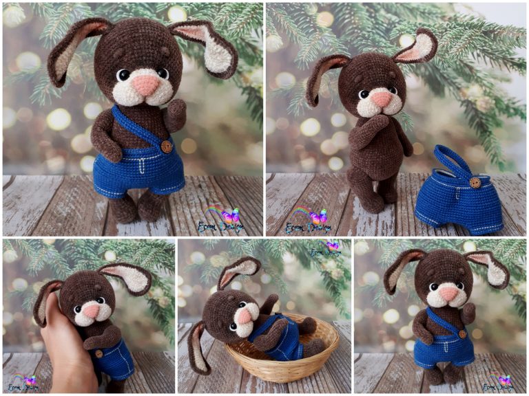 Amigurumi Velvet Brown Bunny Free Crochet Pattern – Create Your Soft and Cuddly Bunny Friend