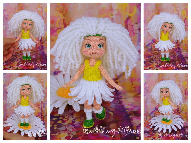 Amigurumi Camomile Girl Free Crochet Pattern