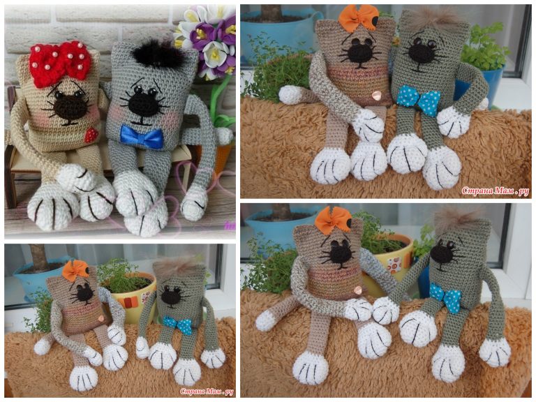 Amigurumi Angular Cat Free Crochet Pattern