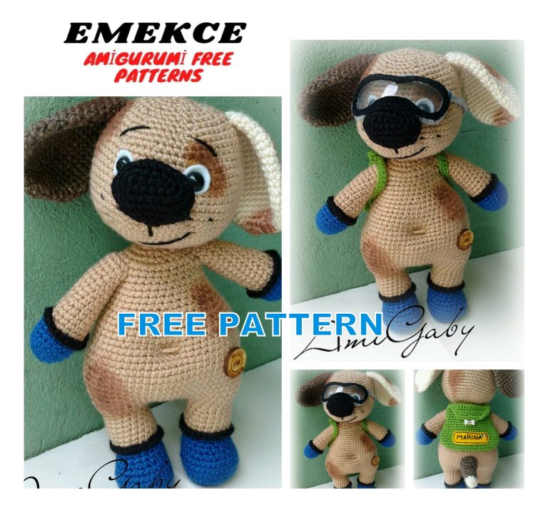 Amigurumi Dirty Dog Free Pattern