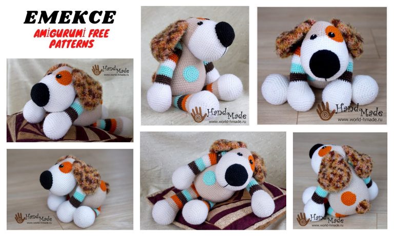 Free Amigurumi Spotted Dog Crochet Pattern: Craft Your Adorable Canine Companion!