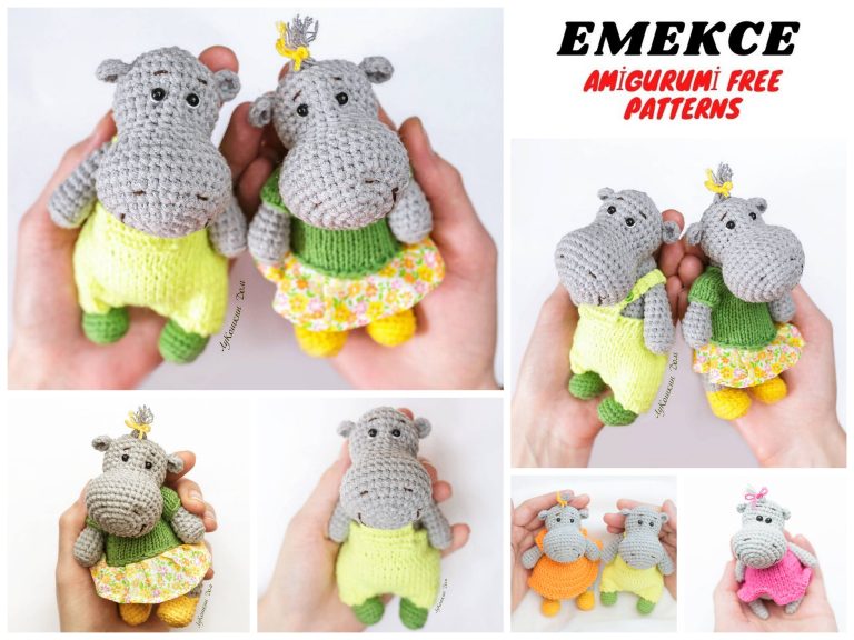 Amigurumi Pretty Hippo Free Crochet Pattern | Craft Your Adorable Crochet Creation