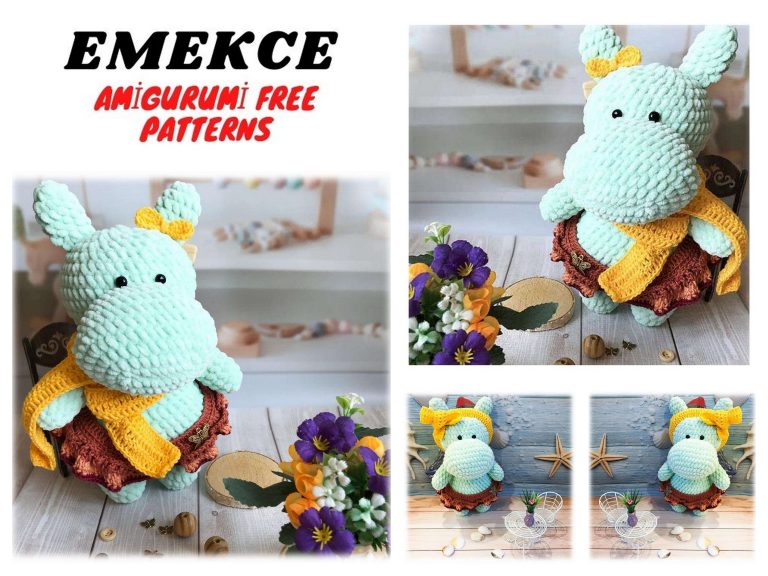 Cute Hipo Sonya Amigurumi Free Crochet Pattern