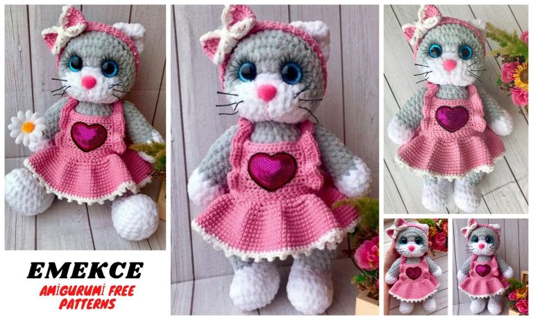 Amigurumi Velvet Female Cat Free Crochet Pattern – Create Your Own Feline Masterpiece