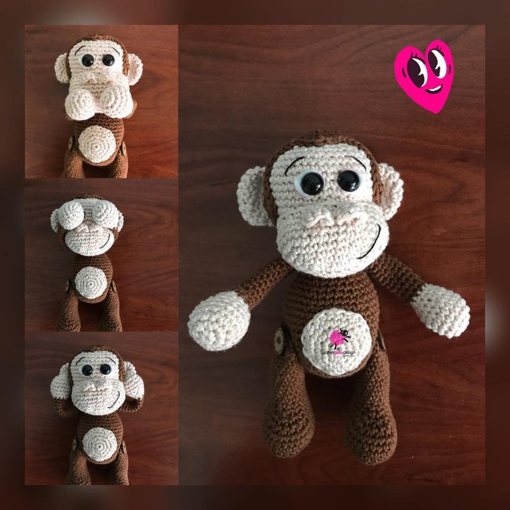 amigurumi monkey