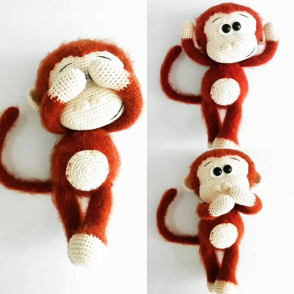 amigurumi monkey