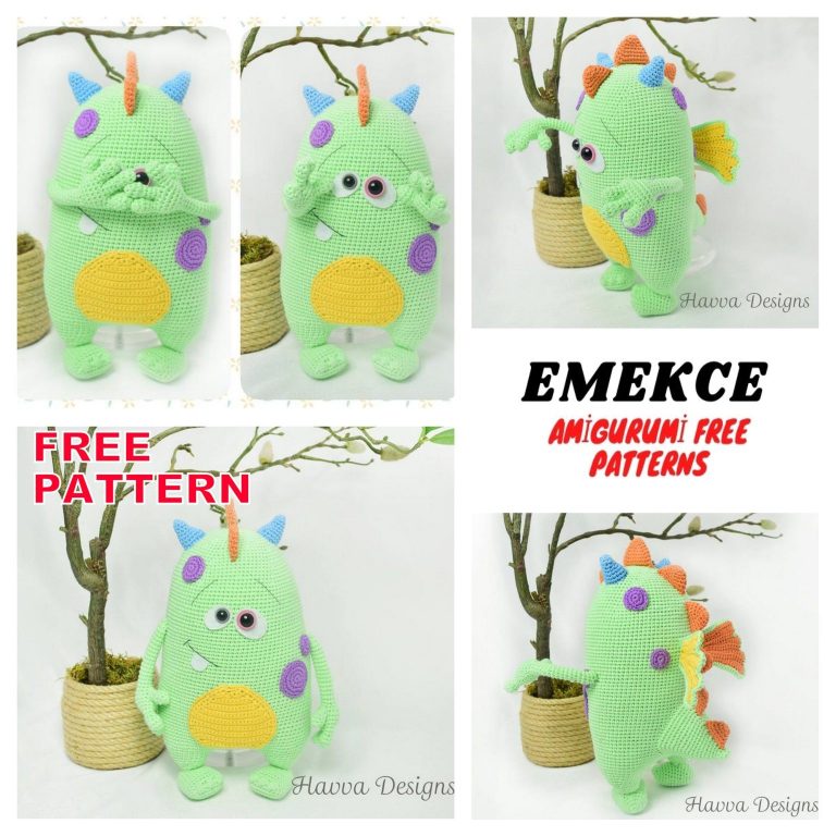 Amigurumi Cute Monster Kuboo Free Crochet Pattern