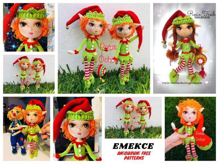 Amigurumi Elf Doll Free Crochet Pattern – Whimsical DIY Toy Tutorial