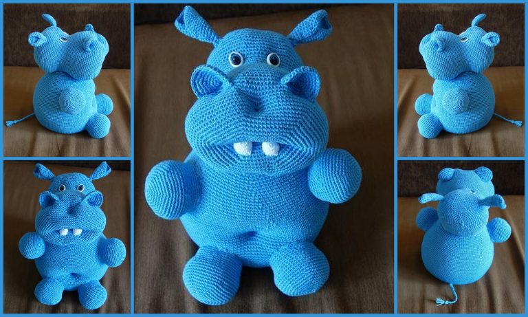Craft a Cuddly Companion: Amigurumi Cute Baby Hippo Free Crochet Pattern
