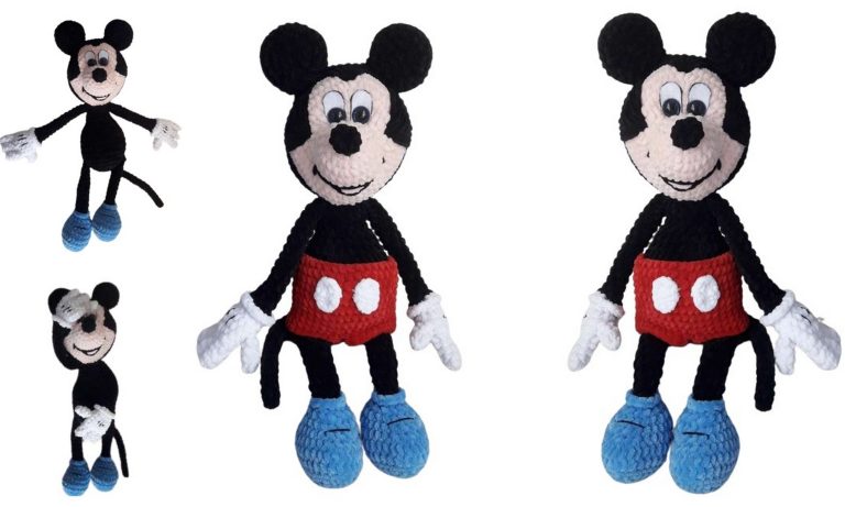 Free Velvet Mickey Mouse Amigurumi Pattern – Craft Your Soft and Huggable Disney Friend!