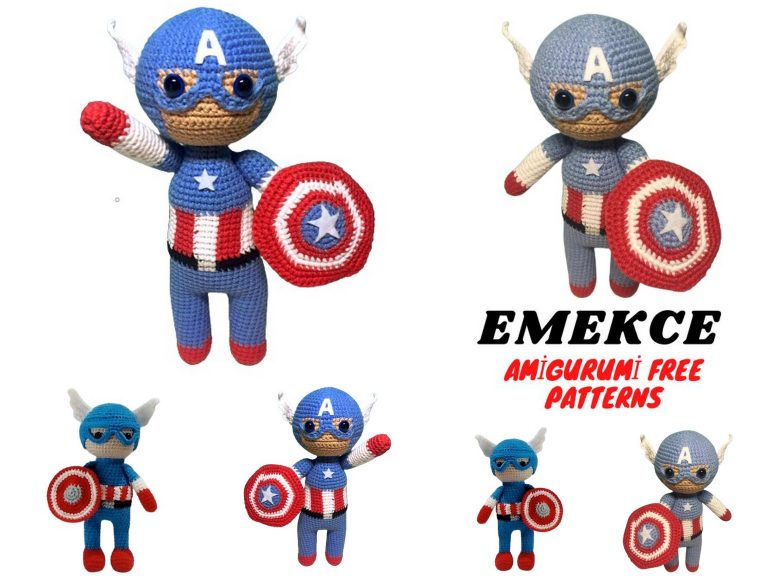 Free Captain America Amigurumi Pattern: Crochet Your Own Superhero!
