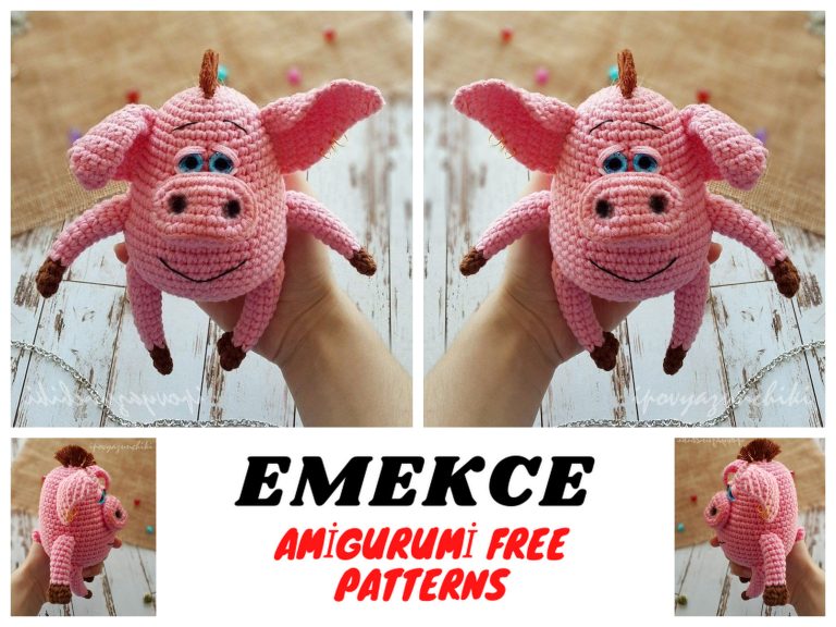 Amigurumi Cute Little Piggy Free Crochet Pattern: Craft Your Own Adorable Swine Friend!