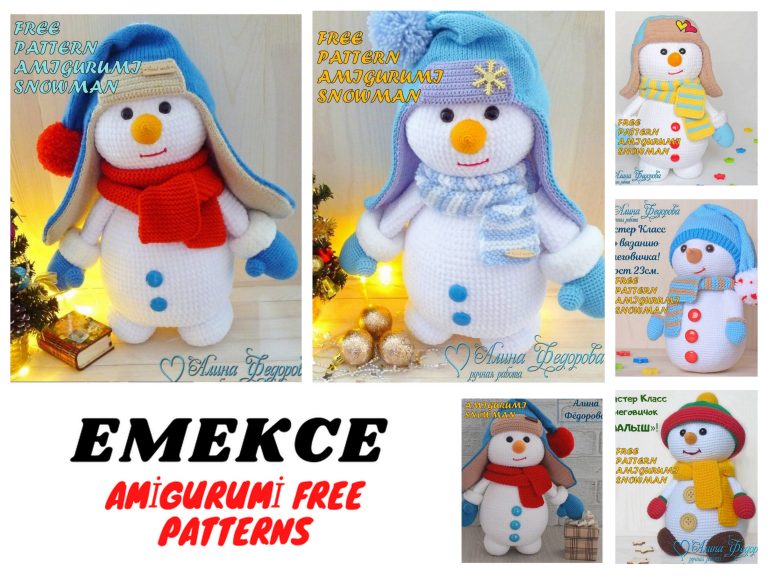 Amigurumi Snowman Free Crochet Pattern: Craft Your Own Adorable Frosty Friend!