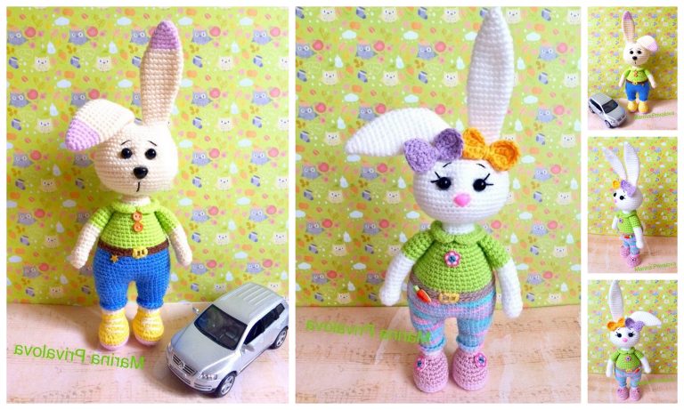 Sweet Bunny Amigurumi Free Crochet Pattern