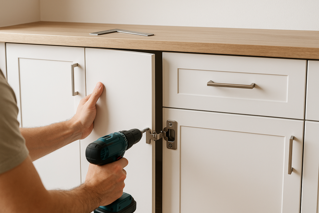 How to Fix Uneven Cabinet Doors