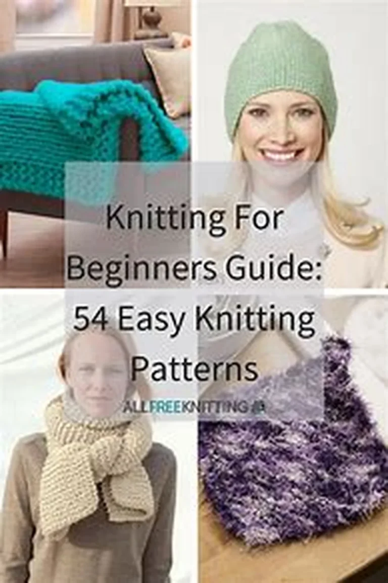 easy knitting patterns for beginners