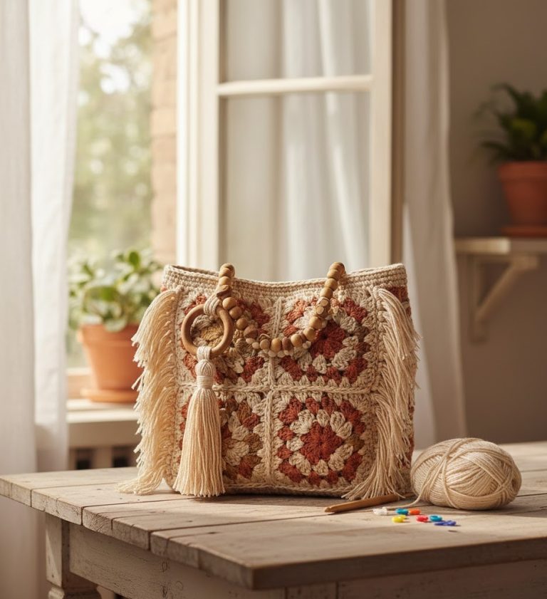Bohemian Crochet Bag: A Stylish Accessory