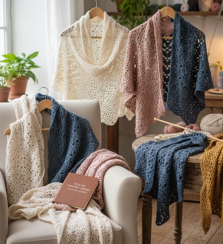 Elegant Crochet Shawl for Every Season
