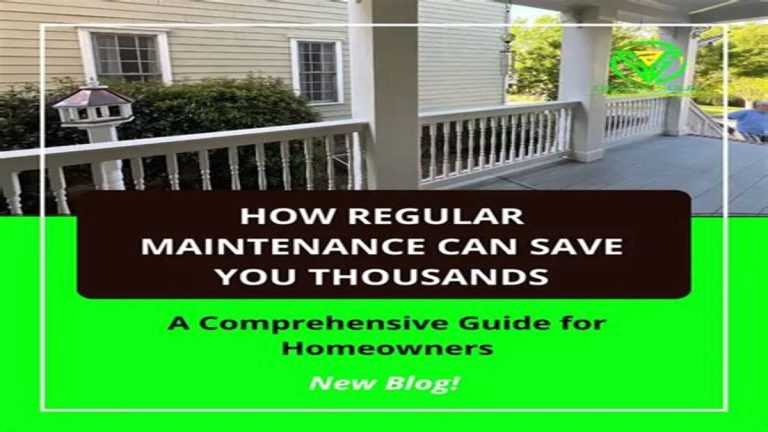 How Regular Home Maintenance Can Save You Time and Money