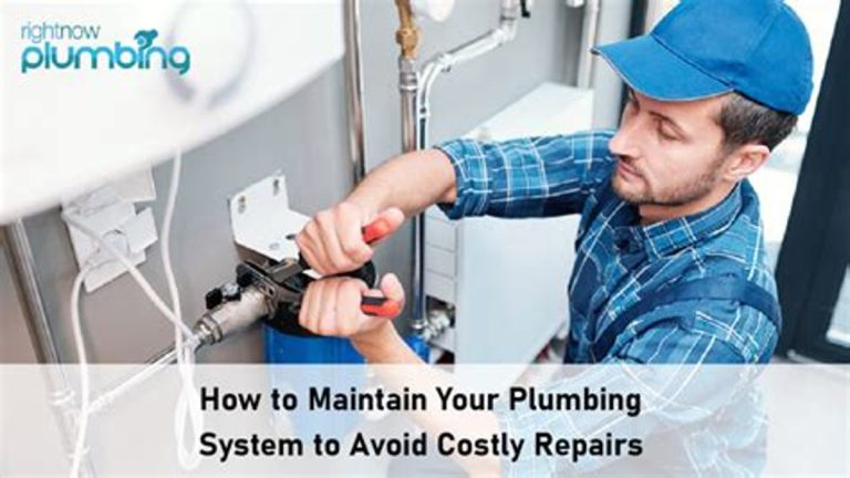 How to Maintain Your Plumbing System to Prevent Costly Repairs