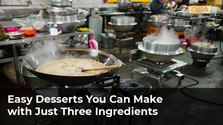 Easy Desserts You Can Make with Just Three Ingredients